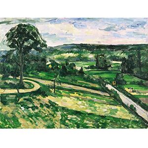 Fine Art Prints Paul Cezanne The Tree By The Bend Kunstdruck auf Leinwand, groß, Premium-Poster Fine Art Prints Paul Cezanne The Tree By The Bend Kunstdruck auf Leinwand, groß, Premium-Poster