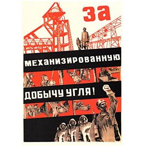 Wee Blue Coo Vintage Ad Coal Mine Communism Soviet Union Wall Art Print Wee Blue Coo Vintage Ad Coal Mine Communism Soviet Union Wall Art Print