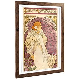 Big Box Art Framed Print of Alphonse Mucha La Dame Aux Camelias Design Wall Art Picture Home Decor for Kitchen, Living Room, Bedroom, Hallway, Walnut, A2 / 24.5x18 Inch / 62x45cm Big Box Art Framed Print of Alphonse Mucha La Dame Aux Camelias Design Wall Art Picture Home Decor for Kitchen, Living Room, Bedroom, Hallway, Walnut, A2 / 24.5x18 Inch / 62x45cm