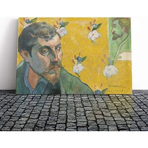 Big Box Art Canvas Print Wall Art Paul Gauguin Self Portrait 3 Mounted and Stretched Box Frame Picture Home Decor for Kitchen, Living, Dining Room, Bedroom, Hallway, Multi-Colour, 20x14 Inch Big Box Art Canvas Print Wall Art Paul Gauguin Self Portrait 3 Mounted and Stretched Box Frame Picture Home Decor for Kitchen, Living, Dining Room, Bedroom, Hallway, Multi-Colour, 20x14 Inch