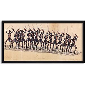Fine Art Prints Tommy Mcrae Rutherglen Corroboree Long Framed Art Print Wall Poster 25x12 inch Fine Art Prints Tommy Mcrae Rutherglen Corroboree Long Framed Art Print Wall Poster 25x12 inch