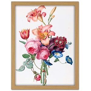 Artery8 Henriette Geertruida Cut A Bouquet Drawing Artwork Framed Wall Art Print 18X24 Inch Artery8 Henriette Geertruida Cut A Bouquet Drawing Artwork Framed Wall Art Print 18X24 Inch