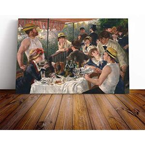 Big Box Art Canvas Print Wall Art Pierre-Auguste Renoir Luncheon of The Boating Party Mounted & Stretched Box Frame Picture Home Decor for Kitchen, Living Room, Bedroom, Multi-Colour, 30x20 Inch Big Box Art Canvas Print Wall Art Pierre-Auguste Renoir Luncheon of The Boating Party Mounted & Stretched Box Frame Picture Home Decor for Kitchen, Living Room, Bedroom, Multi-Colour, 30x20 Inch