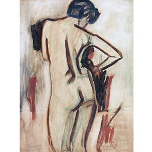 Fine Art Prints Rohlfs Standing Female Nude Expressionist Painting Large Print Poster Wall Art Decor Picture Fine Art Prints Rohlfs Standing Female Nude Expressionist Painting Large Print Poster Wall Art Decor Picture