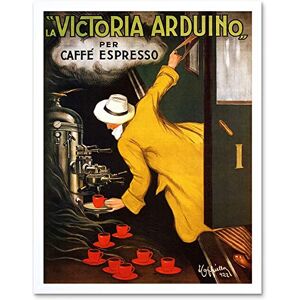 Artery8 Cappiello 1922 Advert Coffee Victoria Arduino Art Print Framed Poster Wall Decor 12x16 inch Artery8 Cappiello 1922 Advert Coffee Victoria Arduino Art Print Framed Poster Wall Decor 12x16 inch
