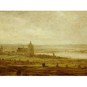Artery8 Jan Van Goyen View Of Arnhem Church Painting Art Print Canvas Premium Wall Decor Poster Mural Artery8 Jan Van Goyen View Of Arnhem Church Painting Art Print Canvas Premium Wall Decor Poster Mural