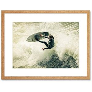 Wee Blue Coo Sport Surfing Surf Surfer Spray Wave Ocean Sea Framed Wall Art Print Wee Blue Coo Sport Surfing Surf Surfer Spray Wave Ocean Sea Framed Wall Art Print