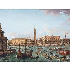 Fine Art Prints Joli Gondola Boats Procession Venice Painting Art Print Canvas Premium Wall Decor Poster Mural Fine Art Prints Joli Gondola Boats Procession Venice Painting Art Print Canvas Premium Wall Decor Poster Mural