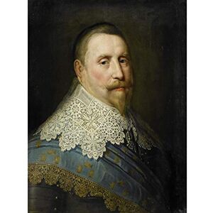 Artery8 Van Mierevelt Portrait Gustav II King Sweden Unframed Wall Art Print Poster Home Decor Premium Artery8 Van Mierevelt Portrait Gustav II King Sweden Unframed Wall Art Print Poster Home Decor Premium