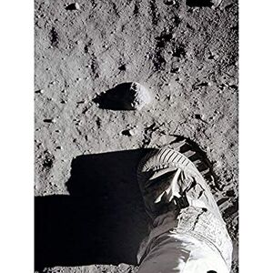 Artery8 Space NASA Moon Landing Apollo 11 Aldrin's Bootprint Photo Art Print Canvas Premium Wall Decor Poster Mural Artery8 Space NASA Moon Landing Apollo 11 Aldrin's Bootprint Photo Art Print Canvas Premium Wall Decor Poster Mural