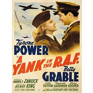 Wee Blue Coo Movie Film Yank Raf Power Grable War Romance Art Print Poster Wall Decor 12X16 Inch Wee Blue Coo Movie Film Yank Raf Power Grable War Romance Art Print Poster Wall Decor 12X16 Inch