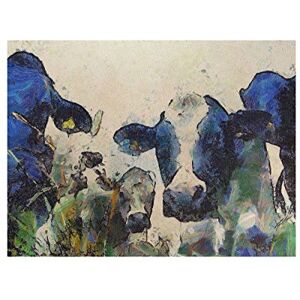 Wee Blue Coo Nature Cow Cattle Farm Animal Home Picture Canvas Print Wee Blue Coo Nature Cow Cattle Farm Animal Home Picture Canvas Print