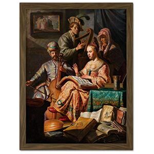 Artery8 Rembrandt Musical Company Still Life Instruments Artwork Framed Wall Art Print 18X24 Inch Artery8 Rembrandt Musical Company Still Life Instruments Artwork Framed Wall Art Print 18X24 Inch