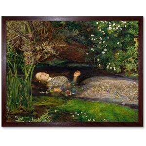 Fine Art Prints John Everett Millais Ophelia Cropped Art Print Framed Poster Wall Decor 12x16 inch Fine Art Prints John Everett Millais Ophelia Cropped Art Print Framed Poster Wall Decor 12x16 inch