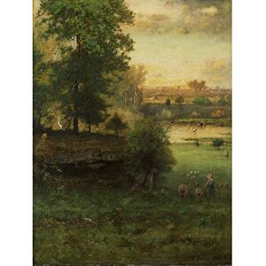 Artery8 Inness Scene At Durham An Idyll Painting Premium Wall Art Canvas Print 18X24 Inch Artery8 Inness Scene At Durham An Idyll Painting Premium Wall Art Canvas Print 18X24 Inch