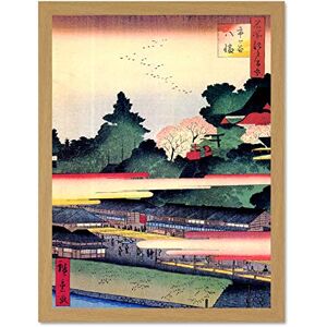 Wee Blue Coo Painting Japanese Woodblock Clouds Over Market Art Large Framed Art Print Poster Wall Decor 18x24 inch Wee Blue Coo Painting Japanese Woodblock Clouds Over Market Art Large Framed Art Print Poster Wall Decor 18x24 inch