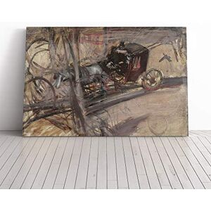 Big Box Art Giovanni Boldini Horse Drawn Carriage Canvas Print Gallery Wrapped 30mm Frame Wall Art 24x16 inches Ready to Hang Modern Animals Picture Living Room Bedroom Lounge Office Big Box Art Giovanni Boldini Horse Drawn Carriage Canvas Print Gallery Wrapped 30mm Frame Wall Art 24x16 inches Ready to Hang Modern Animals Picture Living Room Bedroom Lounge Office