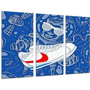 Cuadros Camara Cuadros Cámara Set of 3 Wall Posters for Living Room Decoration Modern, Bedrooms, Room, Sneakers Nike Cortez, (97 x 62 cm) Cuadros Camara Cuadros Cámara Set of 3 Wall Posters for Living Room Decoration Modern, Bedrooms, Room, Sneakers Nike Cortez, (97 x 62 cm)