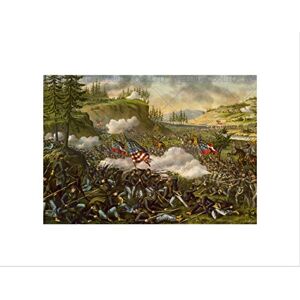 Wee Blue Coo WAR AMERICAN CIVIL BATTLE CHICKAMAUGA USA NEW BLACK FRAMED ART PRINT B12X11963 Wee Blue Coo WAR AMERICAN CIVIL BATTLE CHICKAMAUGA USA NEW BLACK FRAMED ART PRINT B12X11963