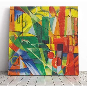 Big Box Art Canvas Print Wall Art Franz Marc Landscape with House, Dog and Cow Mounted & Stretched Box Frame Picture Home Decor for Kitchen, Living Room, Bedroom, Hallway, Multi-Colour, 20x20 Inch Big Box Art Canvas Print Wall Art Franz Marc Landscape with House, Dog and Cow Mounted & Stretched Box Frame Picture Home Decor for Kitchen, Living Room, Bedroom, Hallway, Multi-Colour, 20x20 Inch