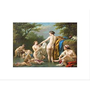 Wee Blue Coo Paintings Old Master Venus Nymphs Bathing Lagrenee Wall Art Print Wee Blue Coo Paintings Old Master Venus Nymphs Bathing Lagrenee Wall Art Print