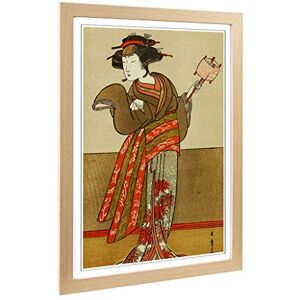 Big Box Art Framed Print of Katsuwaka Shunso Vintage Japanese Oriental (1) Design Wall Art Picture Home Decor for Kitchen, Living Room, Bedroom, Office, Oak, A2 / 24.5x18 Inch / 62x45cm Big Box Art Framed Print of Katsuwaka Shunso Vintage Japanese Oriental (1) Design Wall Art Picture Home Decor for Kitchen, Living Room, Bedroom, Office, Oak, A2 / 24.5x18 Inch / 62x45cm