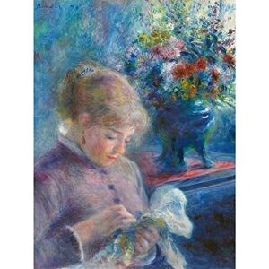 Fine Art Prints Renoir Young Woman Sewing Painting Large Print Poster Wall Art Decor Picture Fine Art Prints Renoir Young Woman Sewing Painting Large Print Poster Wall Art Decor Picture
