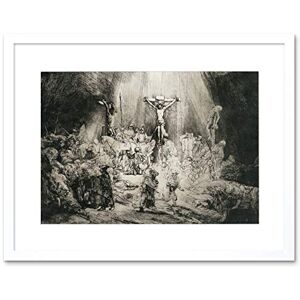 Wee Blue Coo Painting Allegory Rembrandt Christ Crucified Old Master Framed Wall Art Print Wee Blue Coo Painting Allegory Rembrandt Christ Crucified Old Master Framed Wall Art Print