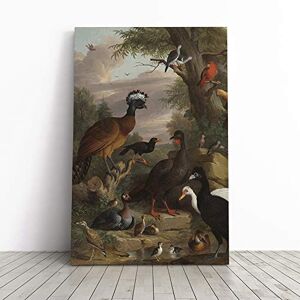 Big Box Art Canvas Print Wall Art Melchior d'Hondecoeter Birds 2 Mounted and Stretched Box Frame Picture Home Decor for Kitchen, Living Room, Bedroom, Hallway, Multi-Colour, 30x20 Inch Big Box Art Canvas Print Wall Art Melchior d'Hondecoeter Birds 2 Mounted and Stretched Box Frame Picture Home Decor for Kitchen, Living Room, Bedroom, Hallway, Multi-Colour, 30x20 Inch