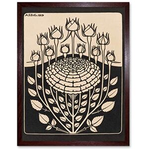 Artery8 Julie De Graag Rose Bush Flowers Plant Bloom Art Print Framed Poster Wall Decor 12x16 inch Artery8 Julie De Graag Rose Bush Flowers Plant Bloom Art Print Framed Poster Wall Decor 12x16 inch