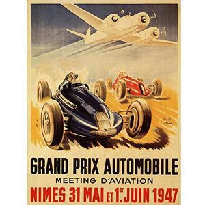 Wee Blue Coo Sport Advert Grand Prix Air Show Nimes France Art Print Poster Wall Decor 12X16 Inch Wee Blue Coo Sport Advert Grand Prix Air Show Nimes France Art Print Poster Wall Decor 12X16 Inch