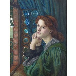 Artery8 Stillman Mariana Girl Window Portrait Painting Large Wall Art Poster Print Thick Paper 18X24 Inch Artery8 Stillman Mariana Girl Window Portrait Painting Large Wall Art Poster Print Thick Paper 18X24 Inch