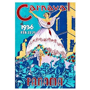 Wee Blue Coo Travel Carnival Fiesta Panama City Ad Picture Wall Art Print Wee Blue Coo Travel Carnival Fiesta Panama City Ad Picture Wall Art Print