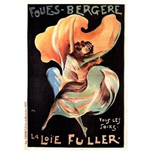 Wee Blue Coo Theatre Loie Fuller Folies Bergere Cabaret Music Paris Wall Art Print Wee Blue Coo Theatre Loie Fuller Folies Bergere Cabaret Music Paris Wall Art Print