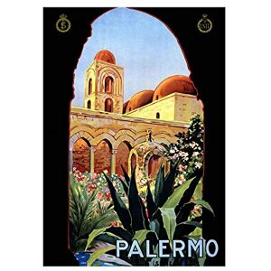 Wee Blue Coo Palermo Sicily Italy Sun Norman Palace Ad Picture Wall Art Print Wee Blue Coo Palermo Sicily Italy Sun Norman Palace Ad Picture Wall Art Print