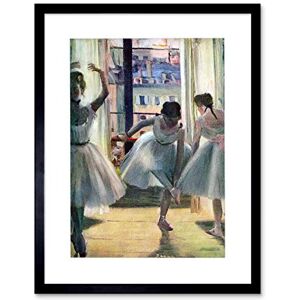 Wee Blue Coo Degas Three Dancers Practice Room Painting Picture Framed Wall Art Print Wee Blue Coo Degas Three Dancers Practice Room Painting Picture Framed Wall Art Print