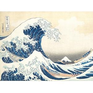 Wee Blue Coo Hokusai Great Wave off Kanagawa Wall Art Print Wee Blue Coo Hokusai Great Wave off Kanagawa Wall Art Print