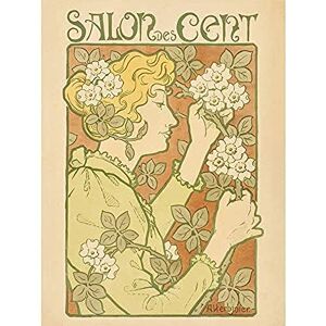 Artery8 Herbinier Salon Des Cent 38th Exhibition Nouveau Advert Art Print Canvas Premium Wall Decor Poster Mural Artery8 Herbinier Salon Des Cent 38th Exhibition Nouveau Advert Art Print Canvas Premium Wall Decor Poster Mural