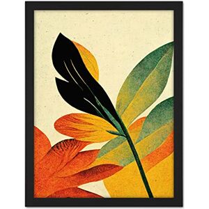 Doppelganger33 LTD Autumn Creeps In. Abstract Plant Tree Leaf Painting Artwork Framed Wall Art Print 18X24 Inch Doppelganger33 LTD Autumn Creeps In. Abstract Plant Tree Leaf Painting Artwork Framed Wall Art Print 18X24 Inch