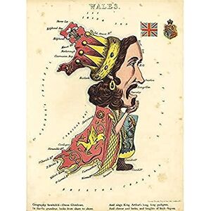 Fine Art Prints Lancaster 1869 Pictorial Map Wales Owen Glendowr Unframed Wall Art Print Poster Home Decor Premium Fine Art Prints Lancaster 1869 Pictorial Map Wales Owen Glendowr Unframed Wall Art Print Poster Home Decor Premium