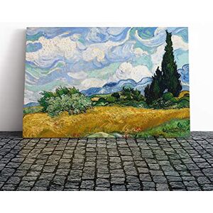 Big Box Art Canvas Print Wall Art Vincent Van Gogh Wheat Field with Cypresses Mounted & Stretched Box Frame Picture Home Decor for Kitchen, Living Room, Bedroom, Hallway, Multi-Colour, 24x16 Inch Big Box Art Canvas Print Wall Art Vincent Van Gogh Wheat Field with Cypresses Mounted & Stretched Box Frame Picture Home Decor for Kitchen, Living Room, Bedroom, Hallway, Multi-Colour, 24x16 Inch