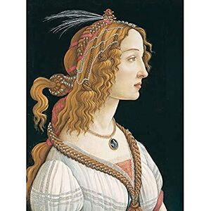 Fine Art Prints Botticelli Idealized Portrait einer Frau als Nymphe Kunstdruck auf Leinwand, Premium-Wanddekoration, Poster Fine Art Prints Botticelli Idealized Portrait einer Frau als Nymphe Kunstdruck auf Leinwand, Premium-Wanddekoration, Poster