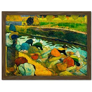 Fine Art Prints Paul Gauguin Washerwomen Large Framed Art Print Poster Wall Decor 18x24 Fine Art Prints Paul Gauguin Washerwomen Large Framed Art Print Poster Wall Decor 18x24
