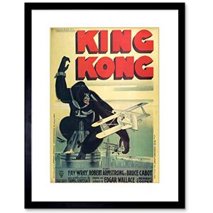 Wee Blue Coo Film Movie King Kong Wray Armstrong French Framed Wall Art Print Wee Blue Coo Film Movie King Kong Wray Armstrong French Framed Wall Art Print
