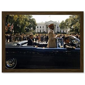 Artery8 Parade President John F Kennedy Emperor Haile Selassie Photo White House Artwork Framed Wall Art Print A4 Artery8 Parade President John F Kennedy Emperor Haile Selassie Photo White House Artwork Framed Wall Art Print A4