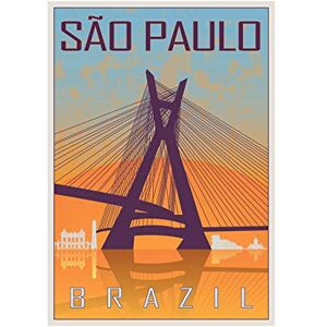 Wee Blue Coo Sao Paulo Brazil Octavio Frias Oliveira Bridge Picture Wall Art Print Wee Blue Coo Sao Paulo Brazil Octavio Frias Oliveira Bridge Picture Wall Art Print