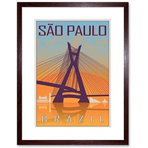 Wee Blue Coo Sao Paulo Brazil Octavio Frias Oliveira Bridge Picture Framed Wall Art Print Wee Blue Coo Sao Paulo Brazil Octavio Frias Oliveira Bridge Picture Framed Wall Art Print