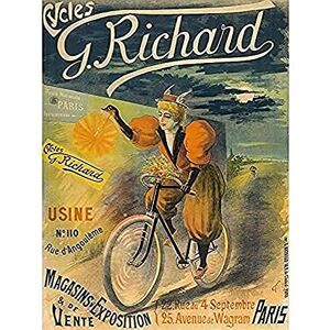 Fine Art Prints Clouet Cycles Richard Bicycle Vintage Paris Advert Art Print Canvas Premium Wall Decor Poster Mural Fine Art Prints Clouet Cycles Richard Bicycle Vintage Paris Advert Art Print Canvas Premium Wall Decor Poster Mural