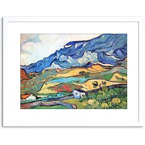 Wee Blue Coo 9x7 '' VINCENT VAN GOGH ALPILLES MOUNTAIN SAINT REMY FRAMED ART PRINT F97X1621 Wee Blue Coo 9x7 '' VINCENT VAN GOGH ALPILLES MOUNTAIN SAINT REMY FRAMED ART PRINT F97X1621