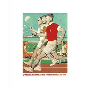 Wee Blue Coo POLITICAL SPORT ATHLETIC PRIDE SOVIET UNION VINTAGE AD UNFRAMED ART PRINT B12X1087 Wee Blue Coo POLITICAL SPORT ATHLETIC PRIDE SOVIET UNION VINTAGE AD UNFRAMED ART PRINT B12X1087